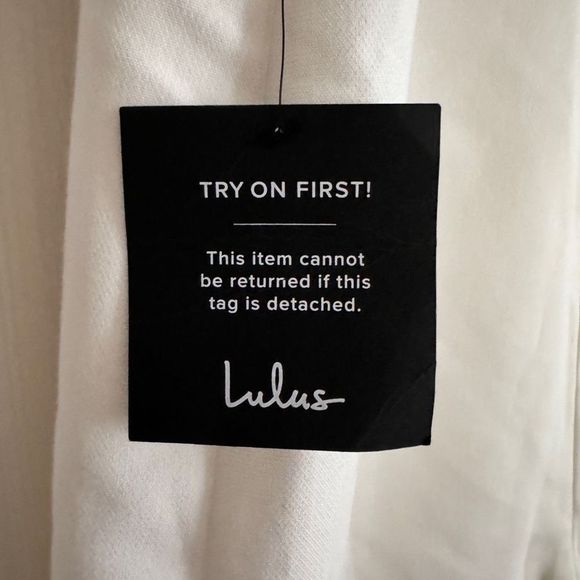 Lulu’s Dinah White One-Shoulder Dress M - Picture 11 of 12